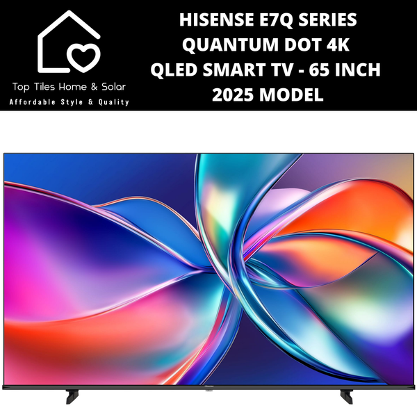 Hisense E7Q Series Quantum Dot 4K QLED Smart TV - 65 Inch 2025 MODEL