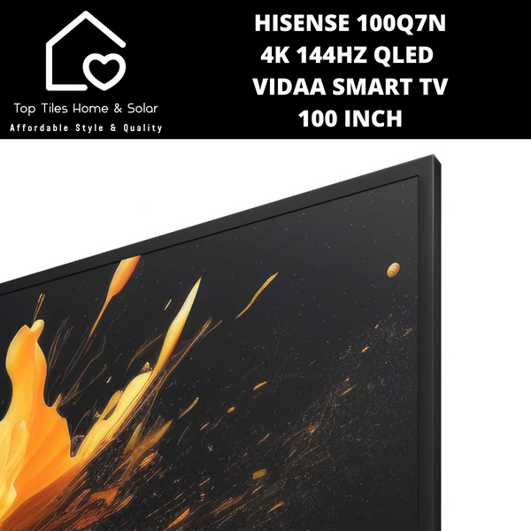 Hisense 100Q7N 4K 144Hz Vidaa Smart QLED TV - 100 Inch