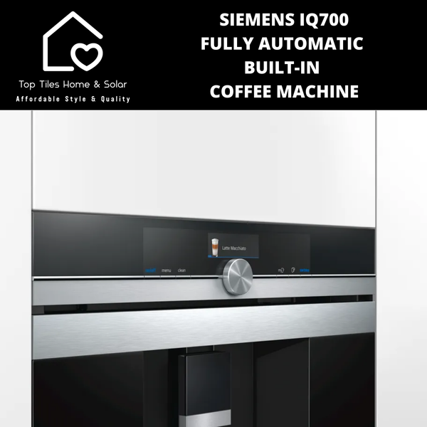 Siemens iQ700 - Fully Automatic Built-in Coffee Machine