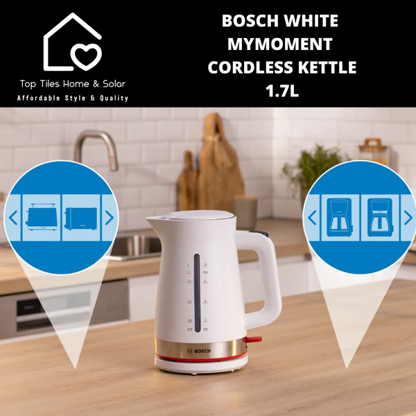 Bosch White MyMoment Cordless Kettle - 1.7L