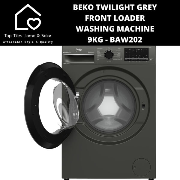 Beko Twilight Grey Front Loader Washing Machine - 9kg BAW202