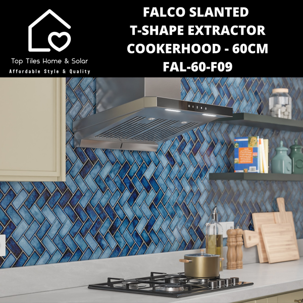 Falco Slanted T-Shape Extractor Cookerhood - 60cm FAL-60-F09