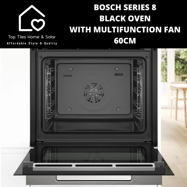 Bosch Series 8 - Black Oven with Multifunction Fan - 60cm