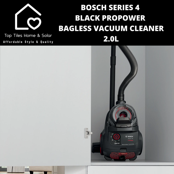 Bosch Series 4 - Black ProPower Bagless Vacuum Cleaner - 2.0L