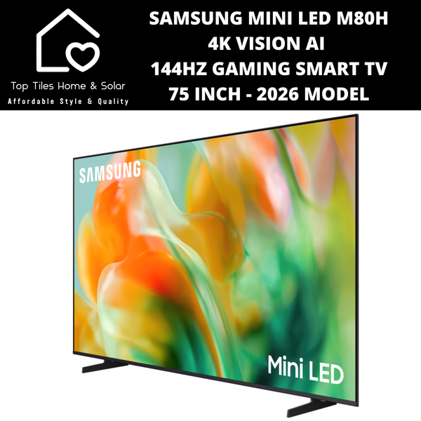 Samsung Mini LED M80H 4K Vision AI 144Hz Gaming Smart TV - 75 Inch 2026 MODEL