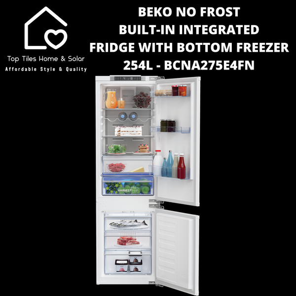 Beko No Frost Built-in Integrated Fridge Freezer - 254L BCNA275E4FN