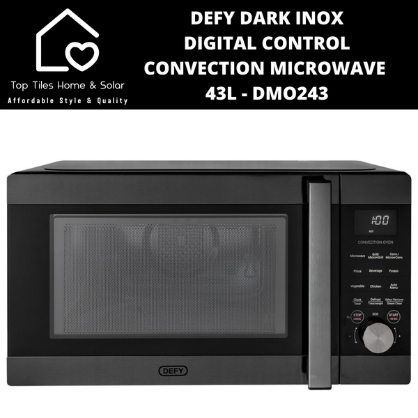 Defy Dark Inox Digital Convection Microwave - 43L DMO243
