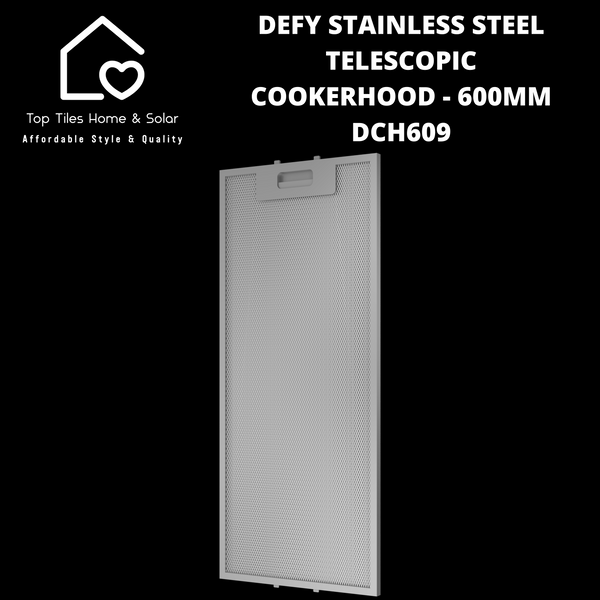 Defy Stainless Steel Integrated Telescopic Cookerhood- 600mm DCH609