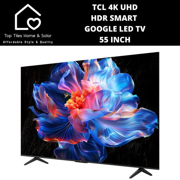 TCL P6K 4K UHD HDR Smart Google LED TV - 55 Inch