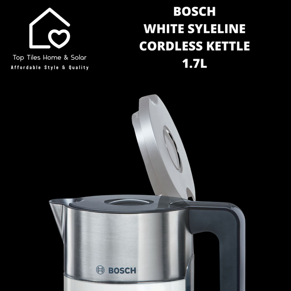 Bosch White SyleLine Cordless Kettle - 1.7L