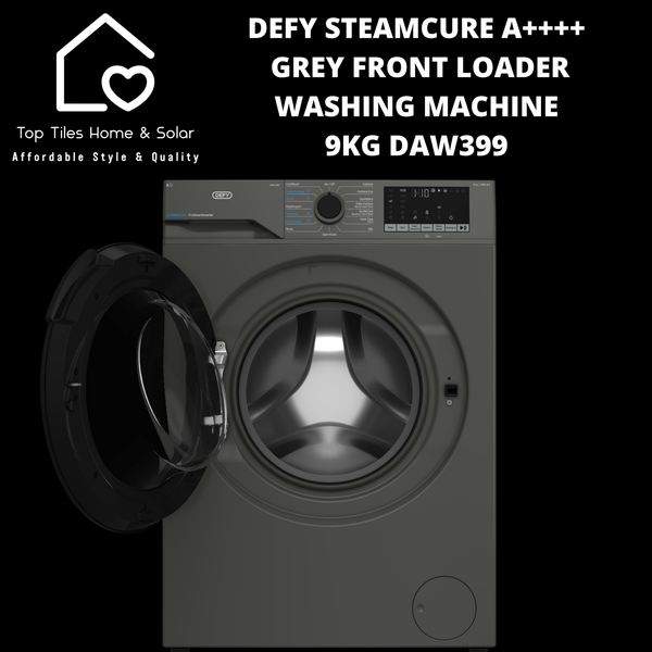 Defy SteamCure A+++ Grey Front Loader Washing Machine - 9kg DAW399