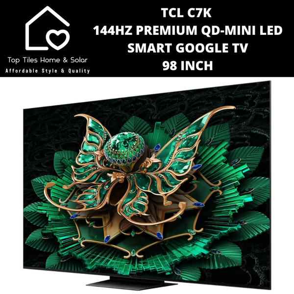 TCL C7K 144HZ Premium QD-Mini LED Smart Google TV - 98 Inch