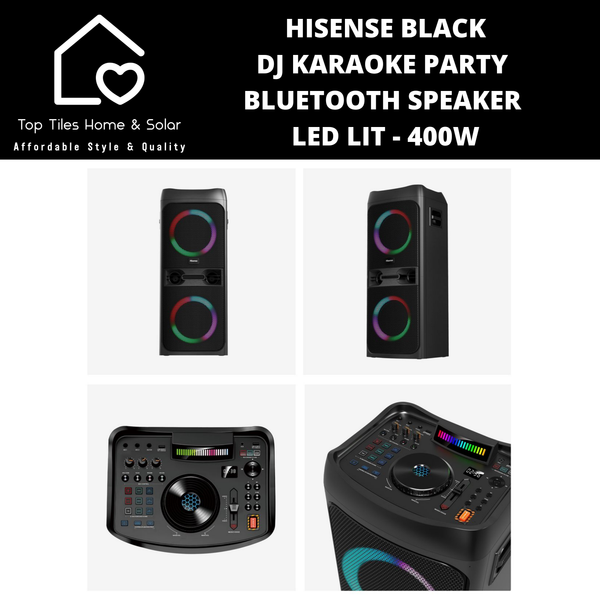 Hisense DJ Karaoke Party Bluetooth Speaker LED Lighting - 400W