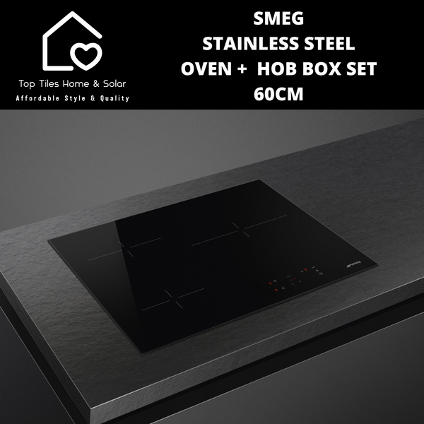 Smeg Stainless Steel Oven +  Hob Box Set - 60cm