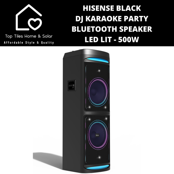 Hisense DJ Karaoke Party Bluetooth Speaker LED Lighting - 500W