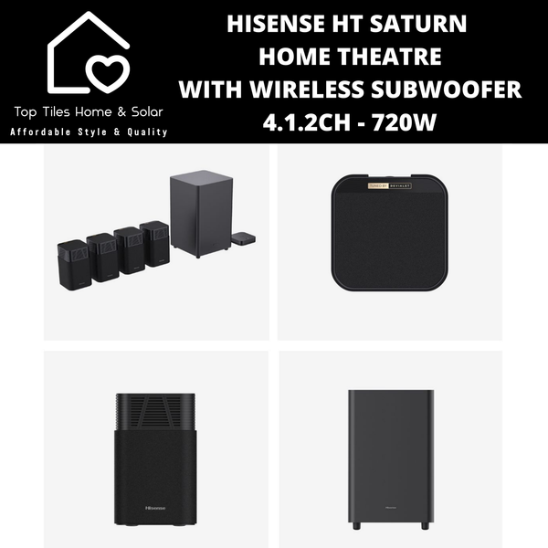 Hisense HT Saturn Home Theatre with Wireless Subwoofer 4.1.2Ch - 720W