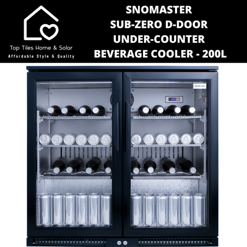 SnoMaster Sub-Zero D-Door Under-Counter Beverage Cooler - 200L