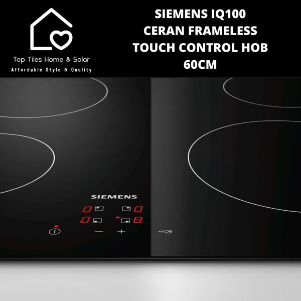 Siemens iQ100 - Ceran Frameless Touch Control Hob 600mm