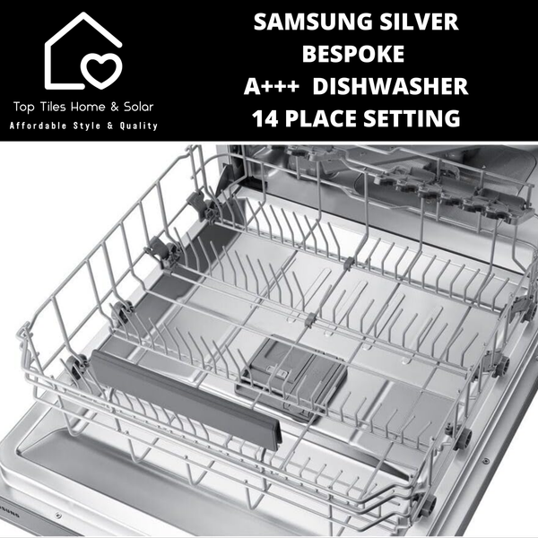 Samsung Silver Bespoke A+++ Dishwasher - 14 Place Setting