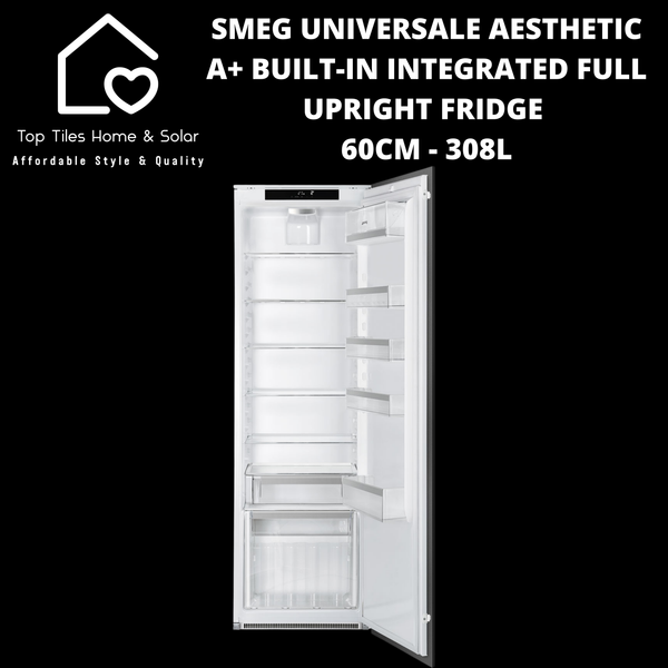 Smeg Universale Aesthetic A+ Built-in Integrated Full Upright Fridge 60cm - 308L