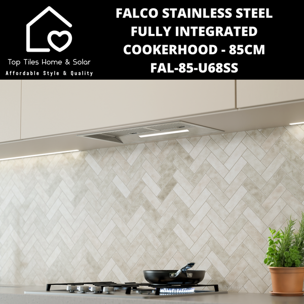 Falco Stainless Steel Fully Integrated Cookerhood - 85cm FAL-85-U68SS