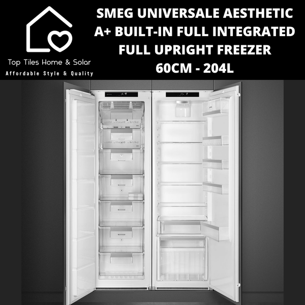 Smeg Universale Aesthetic A+ Built-in Fully Integrated Upright Freezer - 204L
