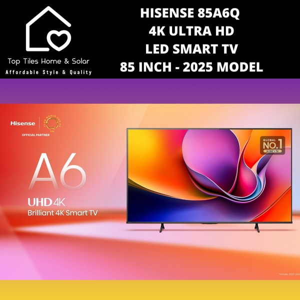 Hisense 85A6Q 4K UHD LED Smart TV - 85 Inch 2025 MODEL