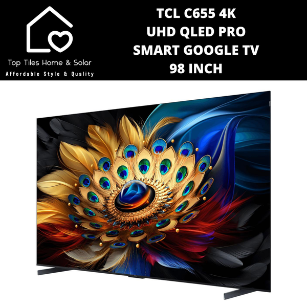 TCL C655 4K UHD QLED PRO Smart Google TV - 98 Inch