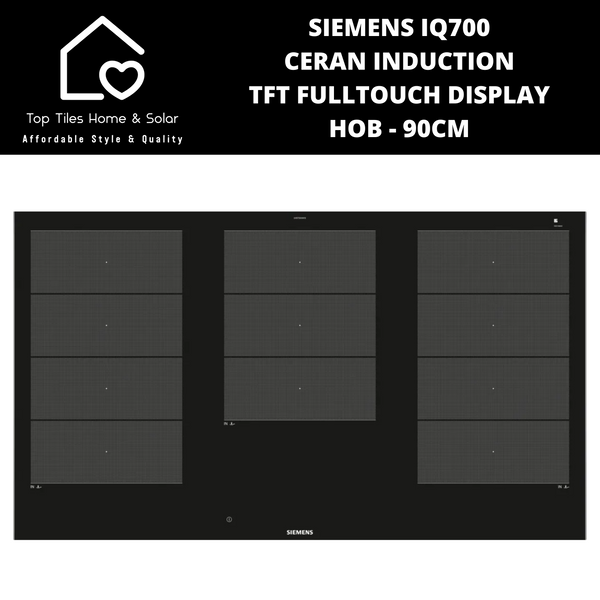 Siemens iQ700 - Ceran Induction TFT FullTouch Display Hob - 90cm