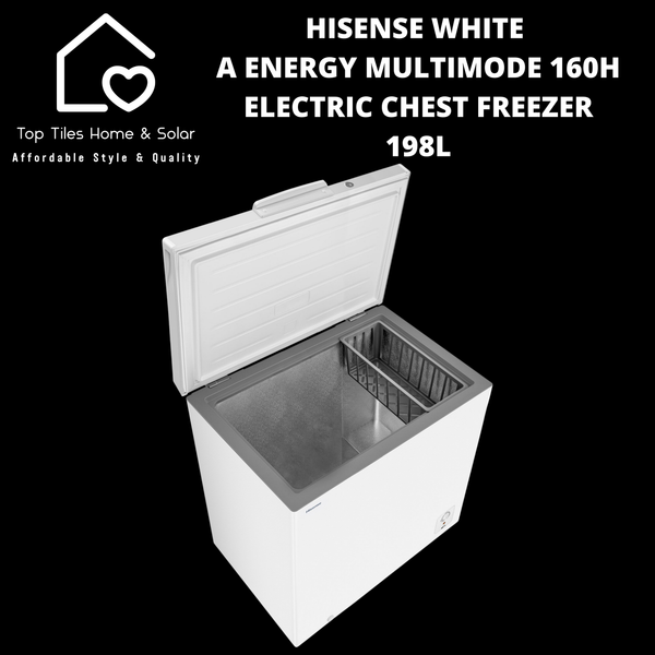 Hisense White A Energy Multimode 160H Electric Chest Freezer - 198L