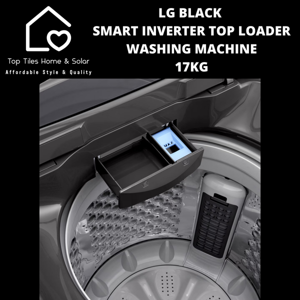 LG Black Smart Inverter Top Loader Washing Machine - 17kg