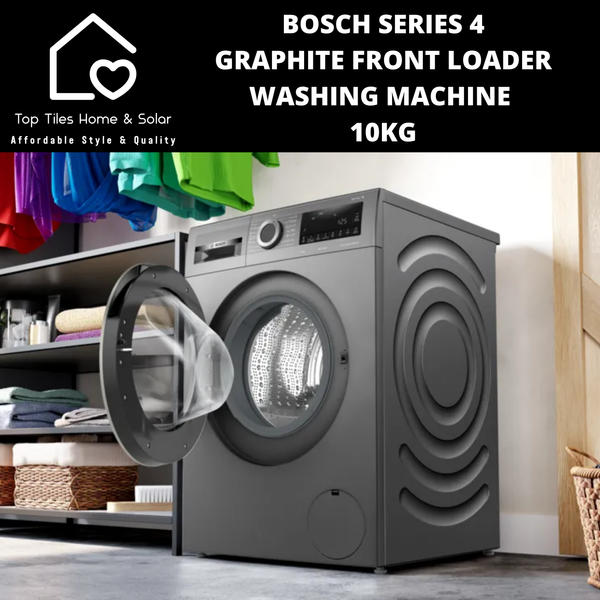 Bosch Series 4 - Graphite Front Loader Washing Machine - 10kg