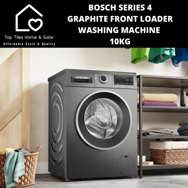 Bosch Series 4 - Graphite Front Loader Washing Machine - 10kg