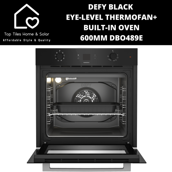 Defy Black Eye-level Thermofan+ Built-in oven - 600mm DBO489E