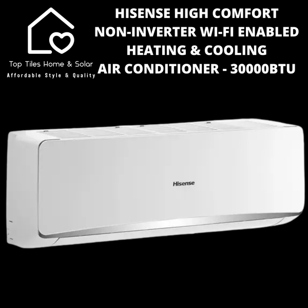 Hisense High Comfort Non-Inverter Wi-Fi Enabled Heating & Cooling Air Conditioner - 30000BTU