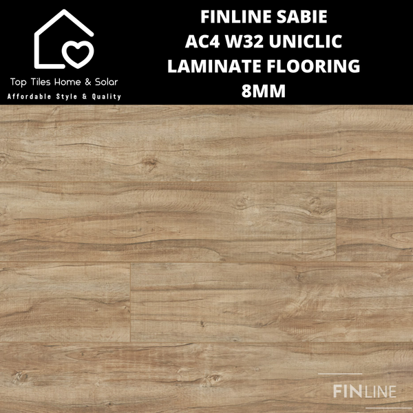 FINline Sabie AC4 W32 UniClic Laminate Flooring - 8mm