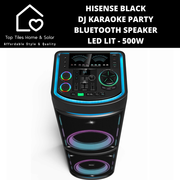 Hisense DJ Karaoke Party Bluetooth Speaker LED Lighting - 500W