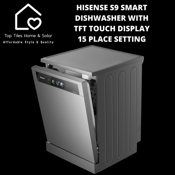 Hisense S9 Smart Dishwasher with TFT Touch Display - 15 Place Setting