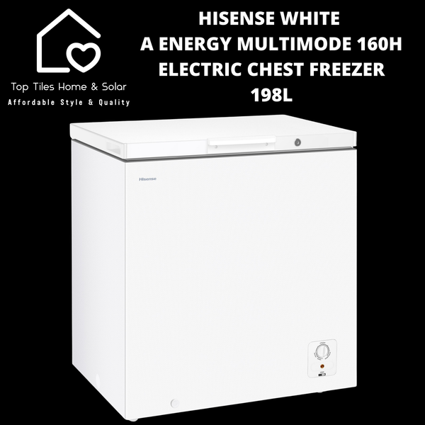Hisense White A Energy Multimode 160H Electric Chest Freezer - 198L