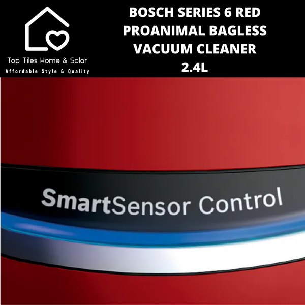 Bosch Series 6 - Red ProAnimal Bagless Vacuum Cleaner - 2.4L