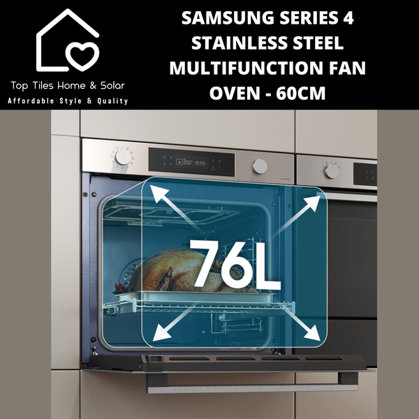 Samsung Series 4 - Stainless Steel Multifunction Fan Oven - 60cm