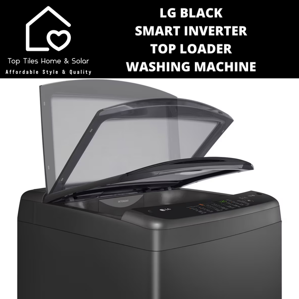 LG Black Smart Inverter Top Loader Washing Machine - 13kg