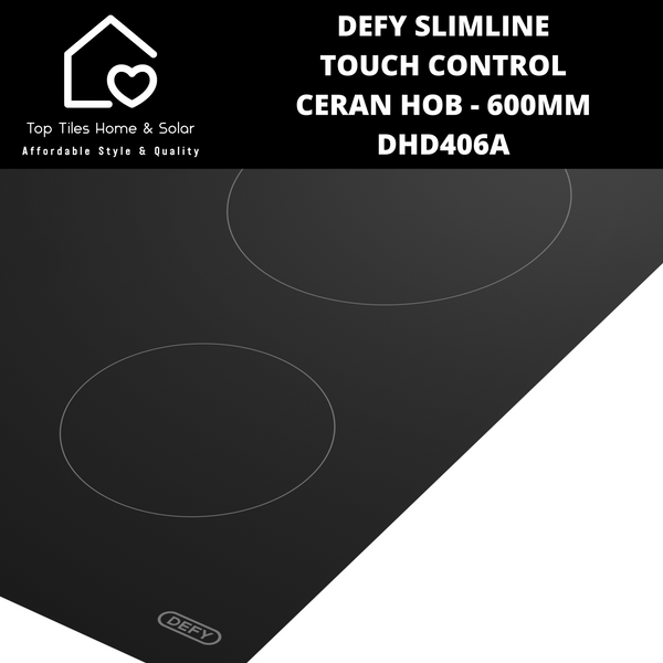 Defy Slimline Touch Control Ceran Hob - 600mm DHD406A