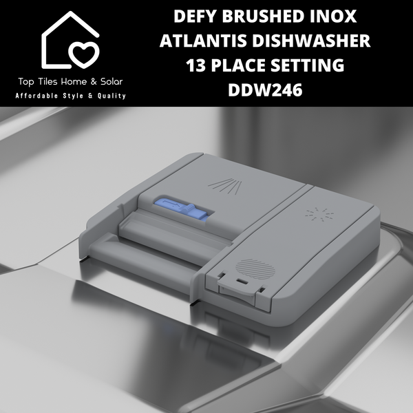 Defy Brushed Inox Atlantis Dishwasher - 13 Place Setting DDW246