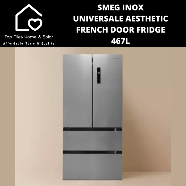 Smeg Inox Universale Aesthetic French Door Fridge - 467L