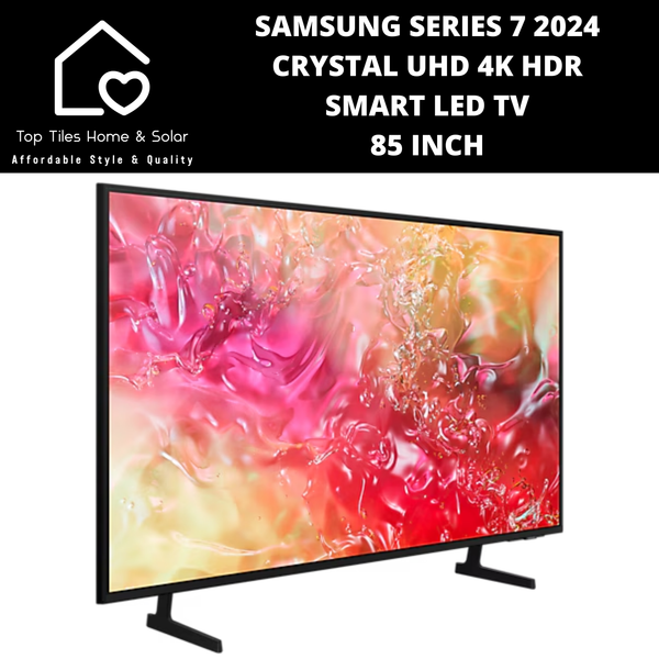 Samsung Series 7 2024 - Crystal UHD 4K HDR Smart LED TV - 85 Inch