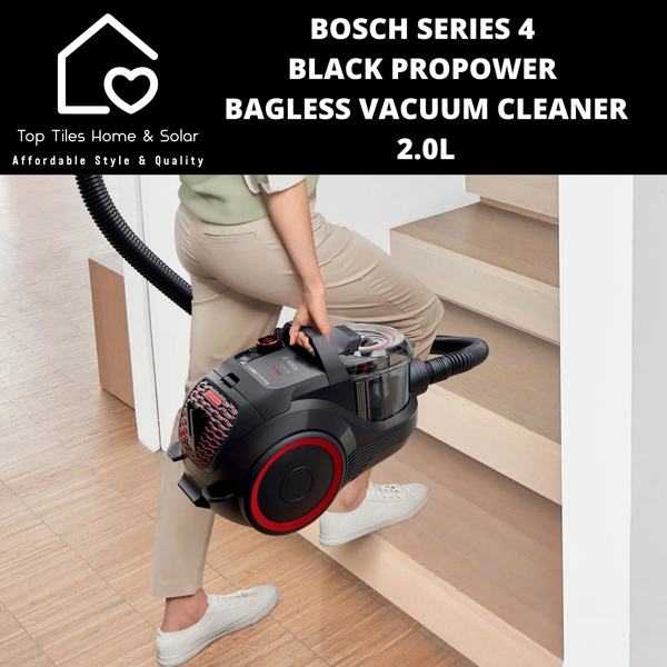 Bosch Series 4 - Black ProPower Bagless Vacuum Cleaner - 2.0L