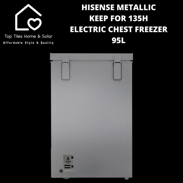 Hisense Metallic Keep For 135Hrs Electric Chest Freezer - 95L