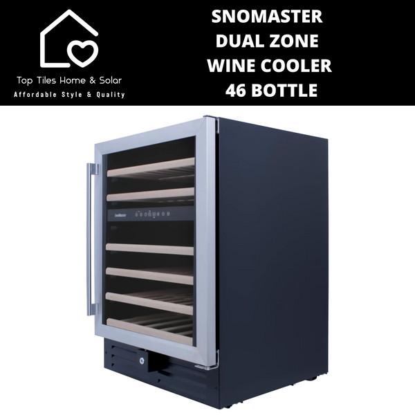 SnoMaster Dual Zone Wine Cooler - 46 Bottle
