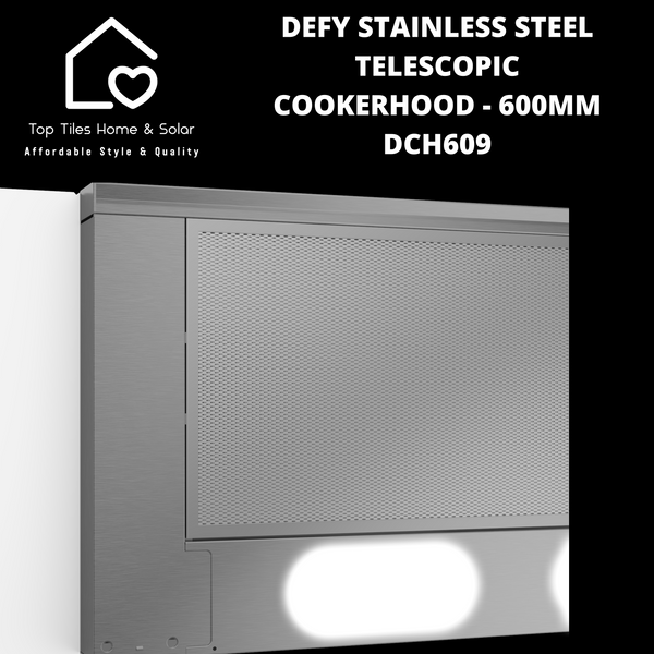Defy Stainless Steel Integrated Telescopic Cookerhood- 600mm DCH609
